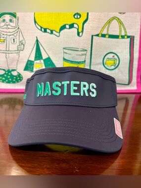 2026 Masters Visor Navy Blue Ladies Adjustable Augusta National Golf NEW